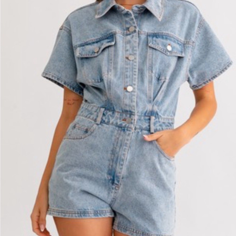 Denim jumpsuit